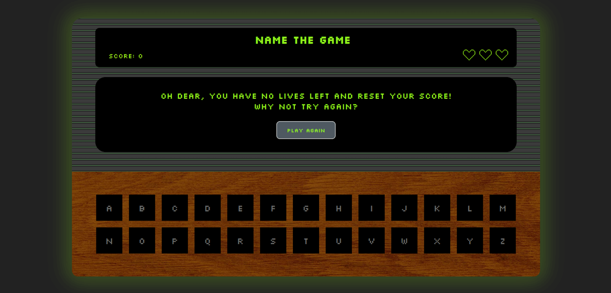 Name The Game